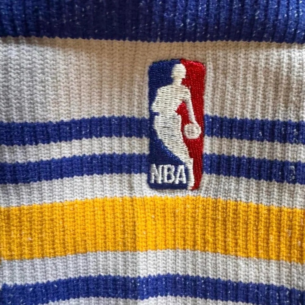 Stance NBA Golden State Warriors Crew Socks Boys Youth Large L Blue Yellow